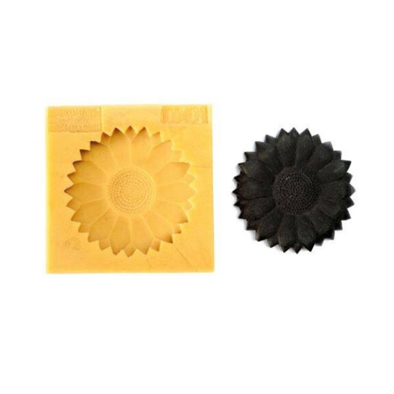 Forma silikonowa do masy cukrowej lub czekolady w kształcie słonecznika - 80 mm | SILIKOMART, SugarFlex Gold