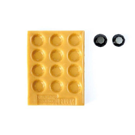 Forma silikonowa do masy cukrowej lub czekolady w kształcie diamentów - 20x4 mm | SILIKOMART, SugarFlex Gold