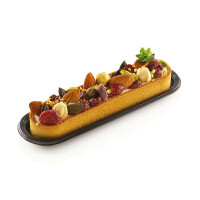 Forma do tart - podłużna do eklerów, 146x35x20 mm, 6 szt. | SILIKOMART, Tarte 4.0