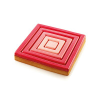 Forma do tart - kwadrat, 190x190 mm, 1 szt. | SILIKOMART, Tarte 4.0