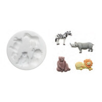 Forma do masy cukrowej SLK 318 – sawanna, 29x25 mm | SILIKOMART, Sugarflex Savannah