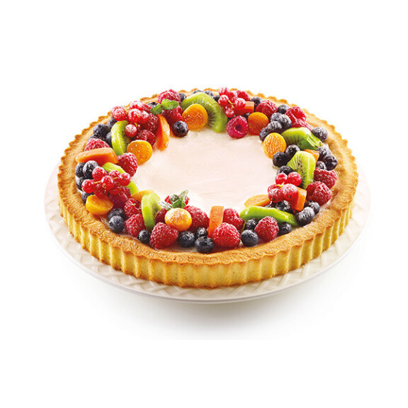 Forma na ciasta i torty SFT424 CROSTATA, tarta 26x3 cm | SILIKOMART, Classic Premium