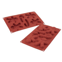 Forma silikonowa SF106 GINGERBREAD – 6 gniazd | SILIKOMART, Classic Premium