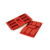Forma silikonowa SF110 RETTANGOLO duże prostokąty 87x45x12 mm | SILIKOMART, Classic Premium