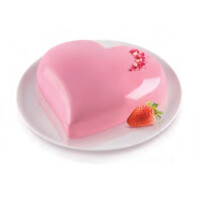 Forma na ciasta i torty SFT211 LOVE 20,5x18,6x5,4 cm | SILIKOMART, Celebration