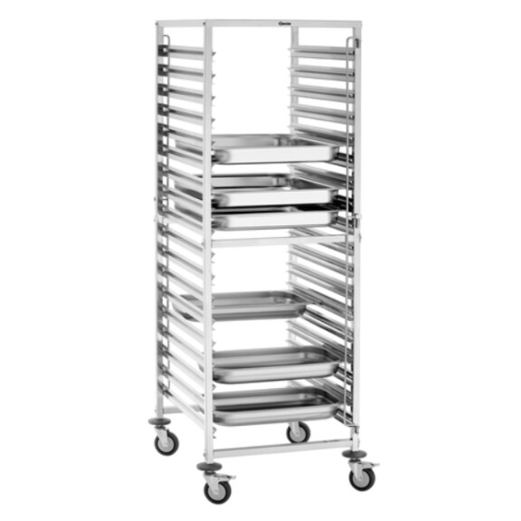 Wózek gastronomiczny, 18 prowadnic GN, 765x785x1750 mm | BARTSCHER, AGN1800-2/1
