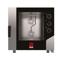 Piec konwekcyjno-parowy gazowy 6x 600x400, sterowany elektromechanicznie | EKA, Millennial Smart BAKERY
