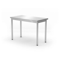 Stół centralny bez półki – skręcany 1200x600x850 mm | HENDI, Budget Line