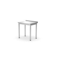 Stół przyścienny bez półki – skręcany 600x600x850 mm | HENDI, Budget Line