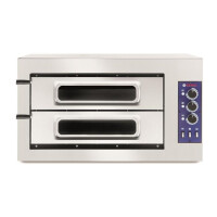 Piec do pizzy 2-komorowy, elektryczny, 400 V, 915x621x527 mm | PRISMAFOOD, 1F010036