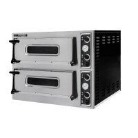 Piec do pizzy 2-komorowy, elektryczny, 400 V, 975x814x745 mm | PRISMAFOOD, 1F010050