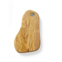 Deska do serwowania z drewna oliwnego, z otworem 350x210x18 mm | HENDI, 505236