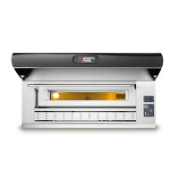 Gazowy piec jednokomorowy P150 z okapem i bazą | MORETTI FORNI, MFP150GCPC1