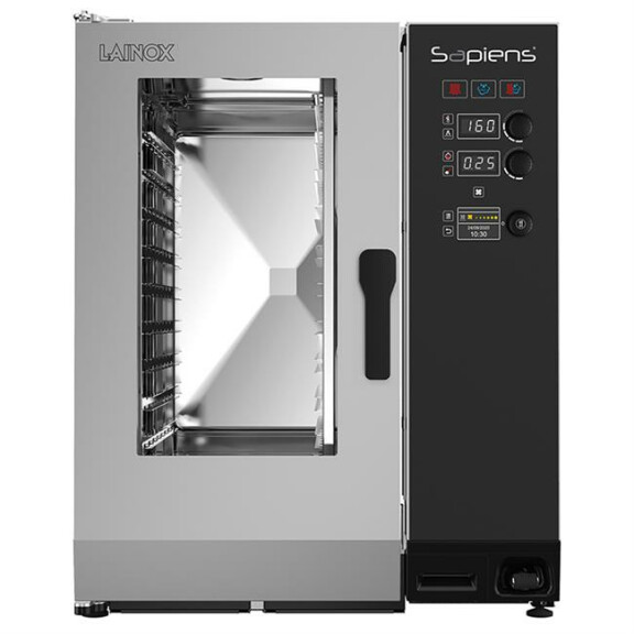 Piec konwekcyjno-parowy gazowy Lainox Sapiens Boosted 10x GN 1/1 z bezpośrednim natryskiem | LAINOX, SAG101B
