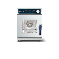 Piec konwekcyjno-parowy Compact 6x GN 2/3 - elektryczny, sterowanie elektroniczne, z sondą i systemem myjącym | HENDI, 223192