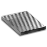 Płyta grillowa ryflowana 300 x 600 mm, nakładana na dwa palniki, linia Magistra 980 | MBM, A777104