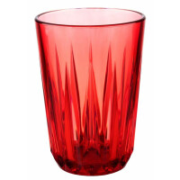 Szklanka z czerwonego tritanu o pojemności 0,3 l | APS, Crystal