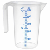 Miarka z polipropylenu z podziałką 0,25 l | APS, Stackable
