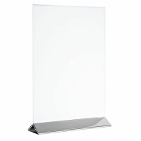 Stojak do menu 210x70x320, inox | APS, 71523
