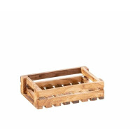 Taca drewniana 220x150x60 mm | APS, Olive