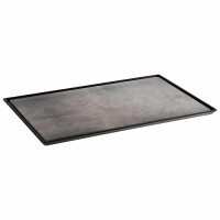 Taca z melaminy 560x355x15 mm, czarno-szara | APS, Element