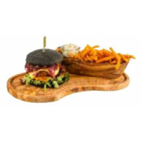 Taca drewniana 395x210x25 mm | APS, Olive