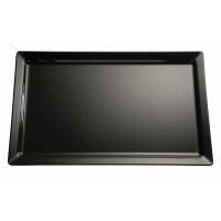 Taca z tworzywa GN 1/2, czarna | APS, Friendly Tray