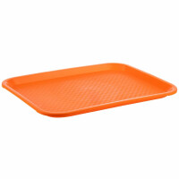 Taca do przekąsek 350x270x20 mm, pomarańczowa | APS, 00534