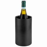 Cooler do butelek 120x200 mm, czarny | APS, Levante