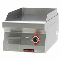 Płyta grillowa gładka chromowana 400 mm 4,8 kW | KROMET, 700.PBE-400G
