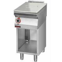 Solid Top gazowy żeliwny 400 mm na podstawie szafkowej otwartej  | KROMET, 700.KG/I-400.S