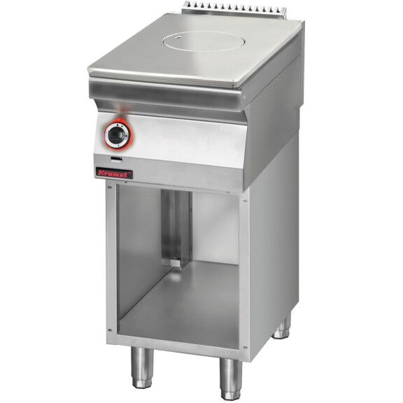 Solid Top gazowy żeliwny 400 mm na podstawie szafkowej otwartej  | KROMET, 700.KG/I-400.S