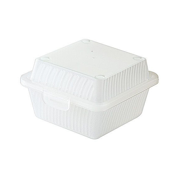Pudełko na burgery wielokrotnego użytku, biały | CONTACTO, 1105/120