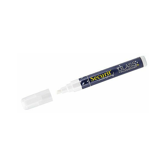 Marker kredowy, wodoodporny, biały | CONTACTO, 7650/060