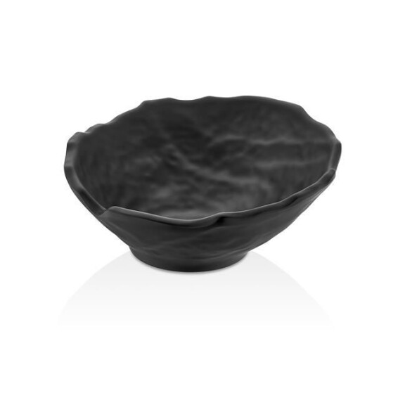 Miska skośna, czarna, 282x275x(h)115 mm | FINE DINE, Rock