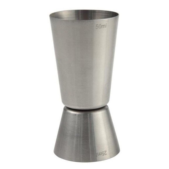 Jigger - miarka barmańska, 25/50 ml, ø43x(H)85 mm | BAR UP, 596722
