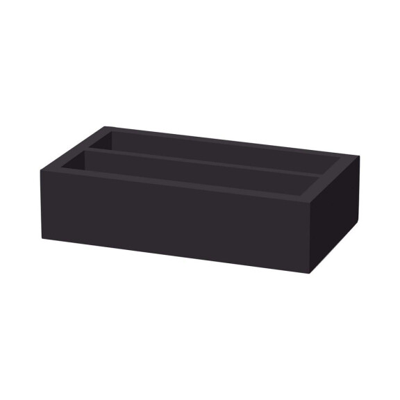 Skrzynka na sztućce dwudzielna 275x165x70 mm | FINE DINE, Madeira Black