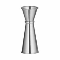 Miarka barmańska z pierścieniem, 25/50 ml, śr. 43x(H)110 mm | BAR UP, 596920
