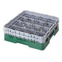 Kosz na szkło max. śr. szkl. 109 mm zielono-niebieski | CAMBRO, CM-16S900414