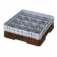 Kosz na szkło max. śr. szkl. 109 mm brązowy | CAMBRO, CM-16S958167