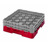 Kosz na szkło max. śr. szkl. 98 mm czerwony | CAMBRO, CM-20S318163