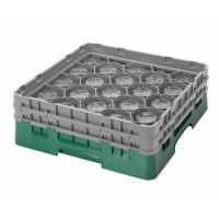 Kosz na szkło max. śr. szkl. 98 mm zielono-niebieski | CAMBRO, CM-20S800414