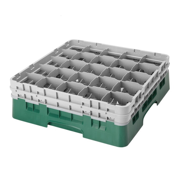 Kosz na szkło max. śr. szkl. 87 mm zielono-niebieski | CAMBRO, CM-25S1214414