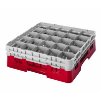 Kosz na szkło max. śr. szkl. 87 mm czerwony | CAMBRO, CM-25S418163