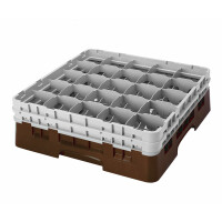 Kosz na szkło max. śr. szkl. 87 mm brązowy | CAMBRO, CM-25S418167