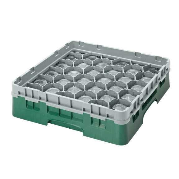 Kosz na szkło max. śr. szkl. 79 mm zielono-niebieski | CAMBRO, CM-30S434414