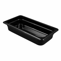Pojemnik z poliwęglanu GN 1/3 czarny wys. 6,5 cm  | CAMBRO, CM-32CW110