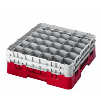 Kosz na szkło max. śr. szkl. 72 mm czerwony | CAMBRO, CM-36S318163