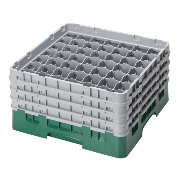 Kosz na szkło max. śr. szkl. 60 mm zielono-niebieski | CAMBRO, CM-49S434414