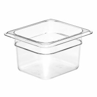 Pojemnik z poliwęglanu GN 1/6 wys. 10 cm przeźroczysty | CAMBRO, CM-64CW135